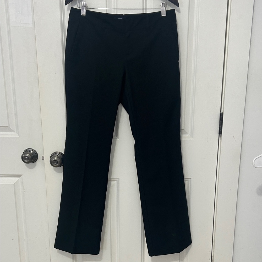 GAP women’s stretch hip slung fit pants size 8 black business trousers